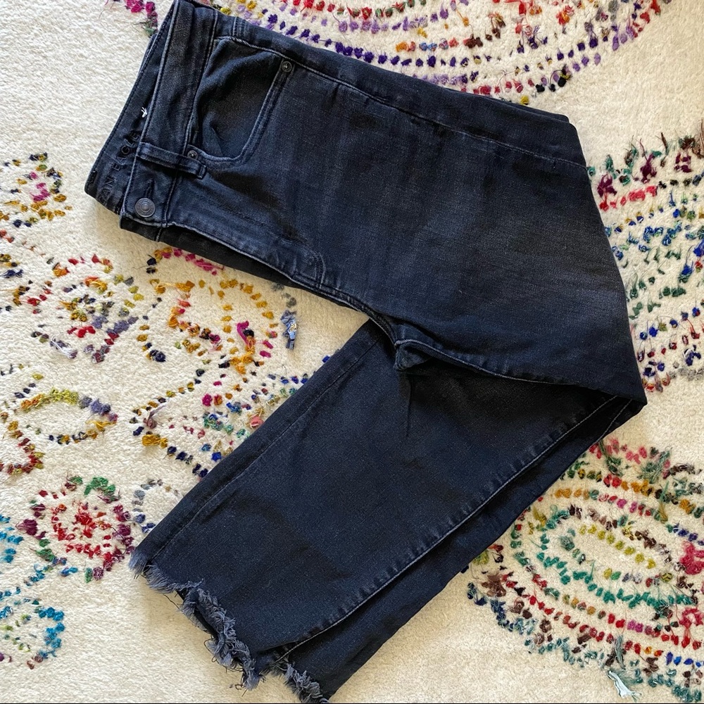 American Eagle Black Ne(X)t Level Stretch Straight Leg Jeans Size 6